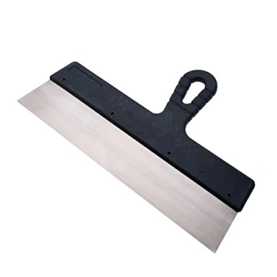 Image de Grattoir Large 250mm Couteau de Remplissage Mastic, Spatules à Ruban en Acier Inoxydable, Papier Peint, Outil Suppression Mastic et Peinture, Pelle Plâtre (1 pièce)