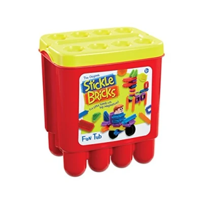 Image de Stickle Bricks TCK07000 Hasbro Stick Fun Tub, Multi Color