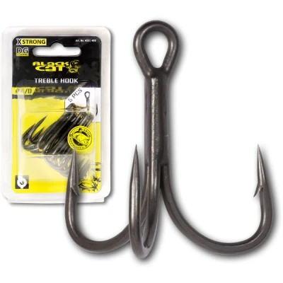Image de Black Cat Hameçon Triple DG Coating (5 pcs) Maat : Haak 1/0