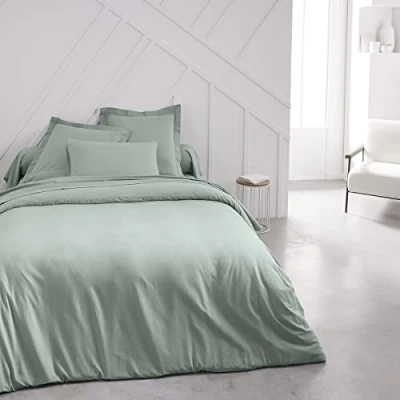 Image de Today Housse de Couette 240X260 2 Personnes Coton Celadon