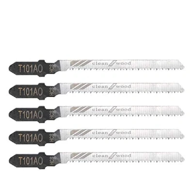 Image de Lames de scie sauteuse Maso 5 pcs T101ao scies sauteuses Lame universelle Jig Assortiment en métal pour la coupe bois PVC et Plus Bosch, Dewalt