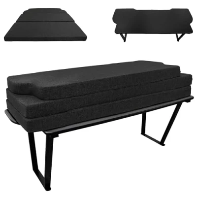 Image de CHROMEMASTER Compatible avec VW T6.1 2019+ Multivan ; Ensemble : lit Pliable pour Voiture et Matelas de Voiture, Extension Multiflexboard Camping Car, Étagère, Table