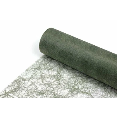 Image de Protinam Chemin de Table, Polyester, Vert Mousse (6605), 20m