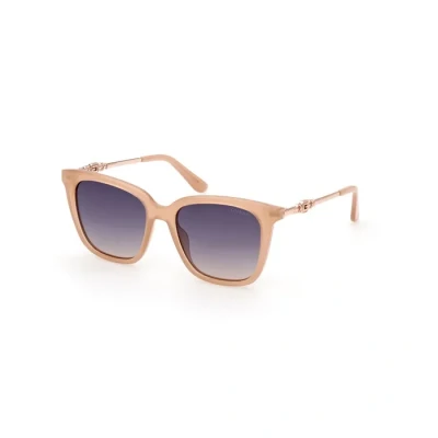 Image de Guess Femme GU7886 57B Lunettes de soleil Injecté Beige Gris Carré Normale Ombré