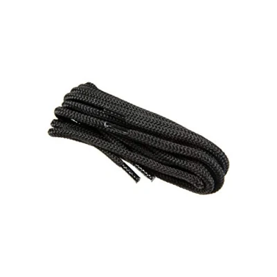 Image de WorkerWalker Laces Pro, Lacets Ronds pour Chaussures de Travail et Sécurité, Tissage Robuste, Fabriqués en Europe par des Professionnels, 1 Paire (91 noir / 90 cm 35 pouce)