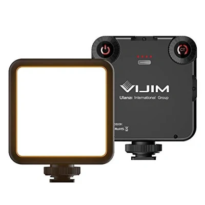 Image de Ulanzi VL81 Lumière LED rechargeablee compacte, température réglable, 3 montures. Neuf