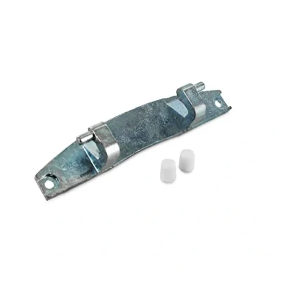 Image de DL pro Charnière de porte en métal argenté pour machine à laver Bosch Siemens 655117, iQ700 iQ500 iSensoric VarioPerfect Extra Class