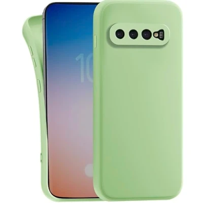 Image de MyGadget Coque pour Samsung Galaxy S10 Case TPU Souple &amp; Soft Cover Protection Extra Fine Légère Étui Coloré Anti Choc et Rayures Vert