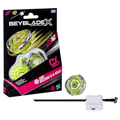 Image de Beyblade X Starter Pack Arc Wizard R 4 55LO CX avec toupie et Lanceur