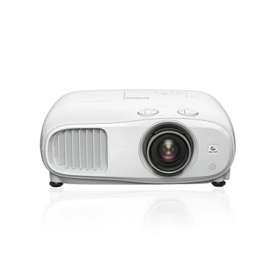Image de Epson EH TW7100 3LCD, 4K Pro UHD, 3000 lumens, écran de 500 Pouces, Large Plage décalage d&#039;objectif, Home cinéma, Streaming et projecteur Jeux Blanc