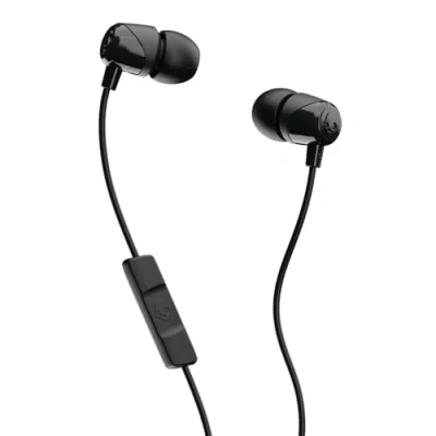 Image de Skullcandy Jib Écouteurs Intra Auriculaires Filaires, Microphone, Compatibles Appareils Bluetooth + Ordinateurs Noir