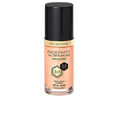 Image de Max Factor All Day Flawless 3 en 1 Fond de Teint 35 Peral Beige 30 ml
