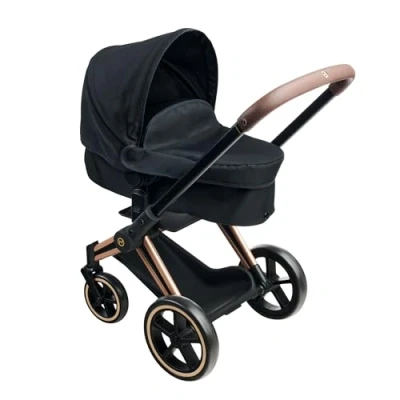 Image de Corolle 9000141870 Landau 3 en 1 Cybex, Noir, Accessoire, pour Poupons 36 et 42cm, dès ans