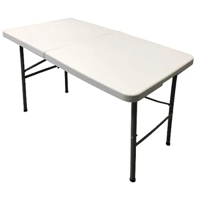 Image de HOMELUX MESA PLEGABLE RESINA 122X61X74CM HM Table Pliante en résine 122 x 61 74 cm, Multicolore