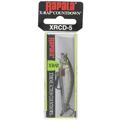 Image de Rapala Leurre de Pêche X Rap CountDown Matériel avec Construction Balsa en Eau Douce Fabriqué Estonie Prof Nage 0.9 1.5m Taille 7cm / 10g Live Rainbow Trout
