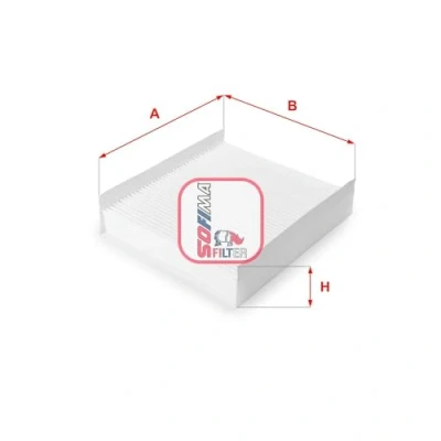 Image de Filtre, air de l&#039;habitacle SOFIMA S3157C