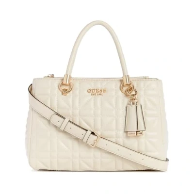 Image de Guess Assia HIGH Society Satchel Sac à main, Femme, Taille: One Size, Stone