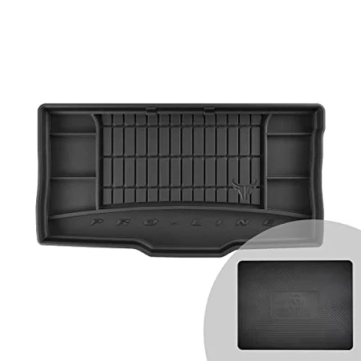 Image de FROGUM ProLine 3D Tapis de Coffre Voiture Bac Exclusif en Caoutchouc pour Fiat Panda III Depuis 2011 Organisateur Pratique Les Bords Plus Hauts