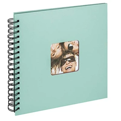Image de walther design album photo vert menthe 26 x 25 cm spirale avec découpe de couverture, Fun SA 108 A