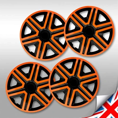 Image de &quot;4x NRM Radkappe ACTION, 16&quot;&quot;&quot;&quot;, orange&quot;