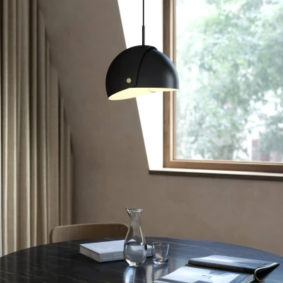 Image de DFTP by Nordlux Suspension Align avec abat jour mobile, noire