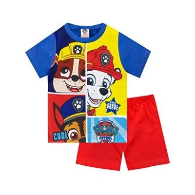 Image de Paw Patrol Chase Rubble Marshal Ensemble de Pyjama à Manches Courtes pour Garçon 18 24 Mois: 92cm