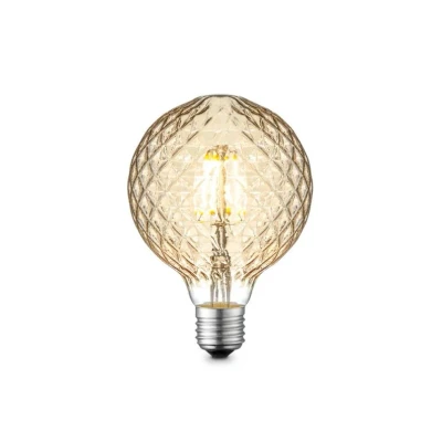 Image de Lucande ampoule LED E27 G95 4 W 2 700 K dim ambre