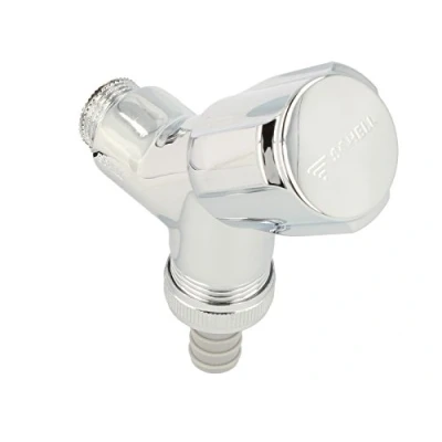 Image de Schell 033860699 Soupape à tête inclinée Comfort avec clapet anti retour Chromé 1/2&quot;