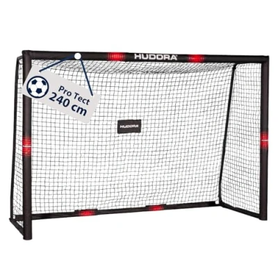 Image de HUDORA But de Football Pro Tect Grand pour Enfants et Adultes Port Foot enveloppé Mousse avec Filet