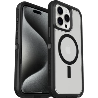 Image de Coque Apple iPhone 15 Pro Max MagSafe Plastique OtterBox rigide/Coque Étui téléphone Transparent
