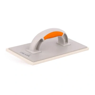 Image de Mivos Planche à Râper en Plastique 280 x 140 mm avec Revêtement Feutre 8mm Taloche Joints, pour Plâtre Poignée Bi Composant Platoir Jointer 8 Fabriqué UE