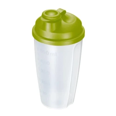 Image de Westmark Gobelet Mélangeur/Shaker avec Echelle/Graduation de mesure, Disque Mélangeur amovible et Bec verseur refermable, Capacité : 0,5 l, Plastique, sans BPA, Mixery, Couleur Translucide/vert
