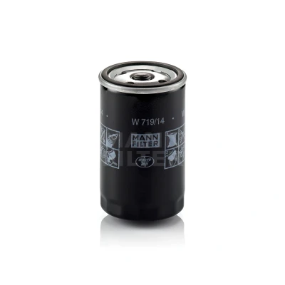 Image de MANN FILTER W 719/14 Filtre à huile 3/4 16 UNF avec deux clapets de non retour vissé JEEP: Cherokee III, II, Grand I