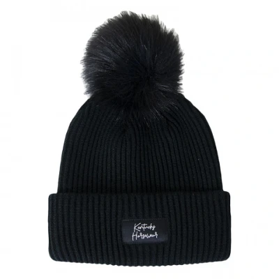 Image de Kentucky Bonnet Pompom Noir