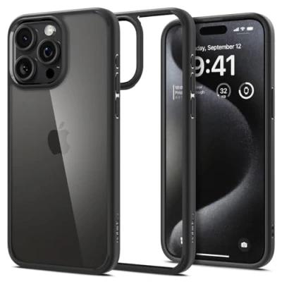 Image de Spigen Ultra Hybrid TPU Back Cover Noir Apple iPhone 15 Pro Max