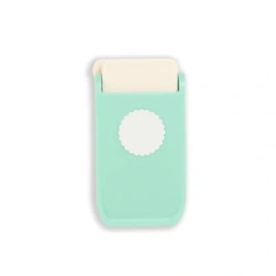 Image de Craftelier Perforatrice de Cercle Festonnée Multi Matériaux pour la Fabrication Cartes, le Scrapbooking et les Projets d&#039;Artisanat Convient à Divers Diamètre du 2.54 cm (1&quot;)