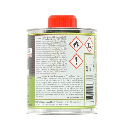 Image de PETEC 93835 Colle pour caoutchouc 30C +120C jaune transparent 350