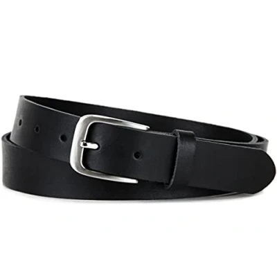 Image de Frentree Ceinture en cuir MADE IN GERMANY, pour femmes et hommes, largeur 3 cm, Noir