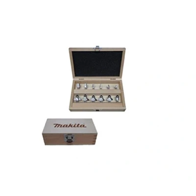 Image de Coffret de 12 Fraises à bois sur queue 6 mm MAKITA D 57065