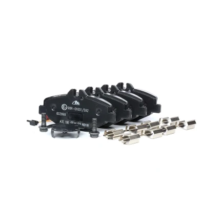Image de ATE 13.0460 3999.2 Jeu de plaquettes frein contact signal d&#039;usure inclus avec vis d&#039;étrier accessoires