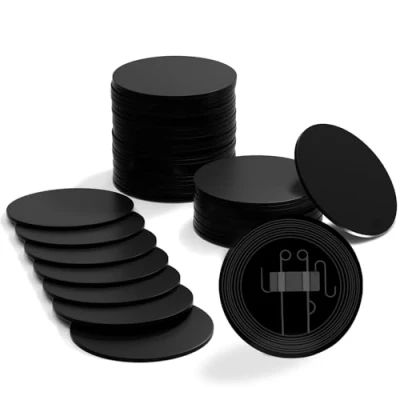 Image de 50pcs NFC Tags ntag215 Cartes Rondes 25mm cards, 215 tag 504 Mémoire rewritable homekit,nfc iphone Pour Android Et Tous Les Téléphones Enabled