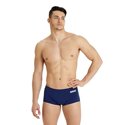 Image de arena Solid Team Maillot de Bain Homme Swimming Pool, à Séchage Rapide, Short en MaxLife Tissu Eco avec Une Résistance Maximale au Chlore et Protection UV UPF 50+