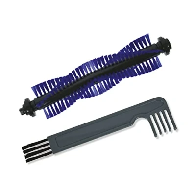 Image de Rowenta ZR720004, Brosse Centrale Standard et kit de Nettoyage compatibles avec Les aspirateurs Robot Explorer 20, Noir/Bleu