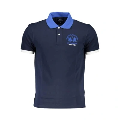 Image de La Martina Polo élégant en coton bleu pour homme, bleu, Taille M
