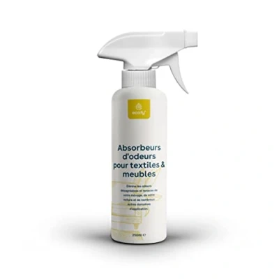Image de eco:fy Désodorisant Spray Neutralisateur d&#039;odeurs Absorbeur Rafraîchisseur de textiles Élimine les odeurs incrustées en profondeur dans fibres (0,25 l)
