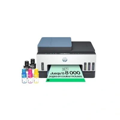 Image de HP Smart Tank Imprimante Tout en un 7306, Impression, numérisation, copie, Chargeur automatique de documents, sans fil, documents 35 pages; Numérisation vers PDF; Impression recto verso Neuf