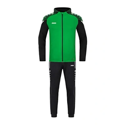Image de JAKO Survêtement Performant En Polyester Avec Capuche, Mixte, Vert Tendre/Noir, S
