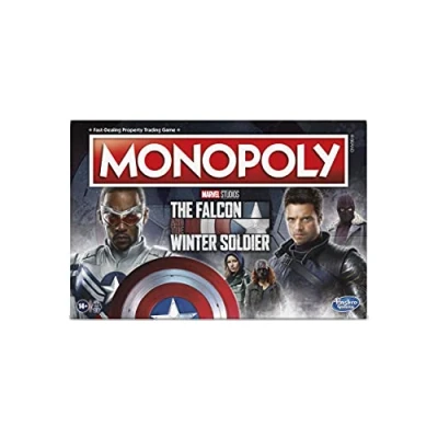 Image de Monopoly: Marvel Studios Jeu de société The Falcon and Winter Soldier pour 2 à 6 Joueurs partir 14 Ans, Multicolore