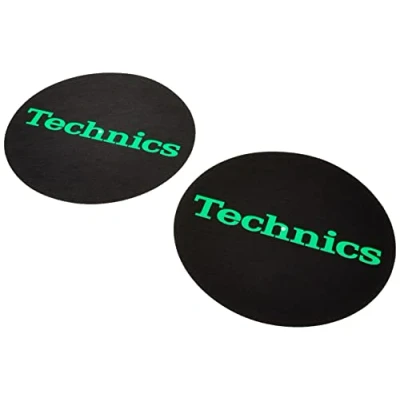 Image de Magma 60681 Technics Slipmat Simple 6, noir, vert