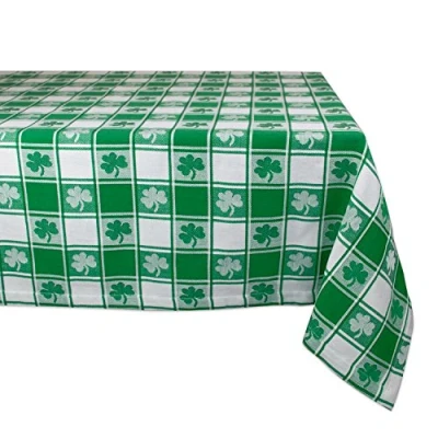 Image de DII Nappe en Coton Motif trèfle à Carreaux 132 x cm